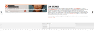 Els van Stalborch, stadsdichter, draagt haar gedicht van OurStories voor